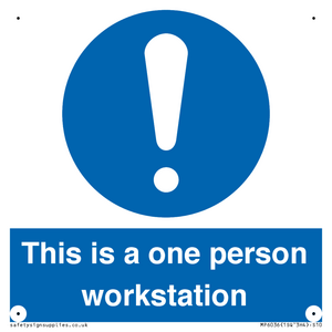 This is a one person workstation